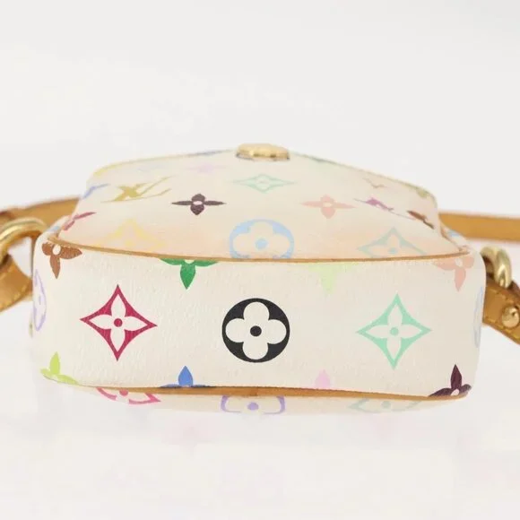 LOUIS VUITTON Monogram Multicolor Lift Shoulder Bag White M40055 LV Auth 150612 - Picture 6 of 16